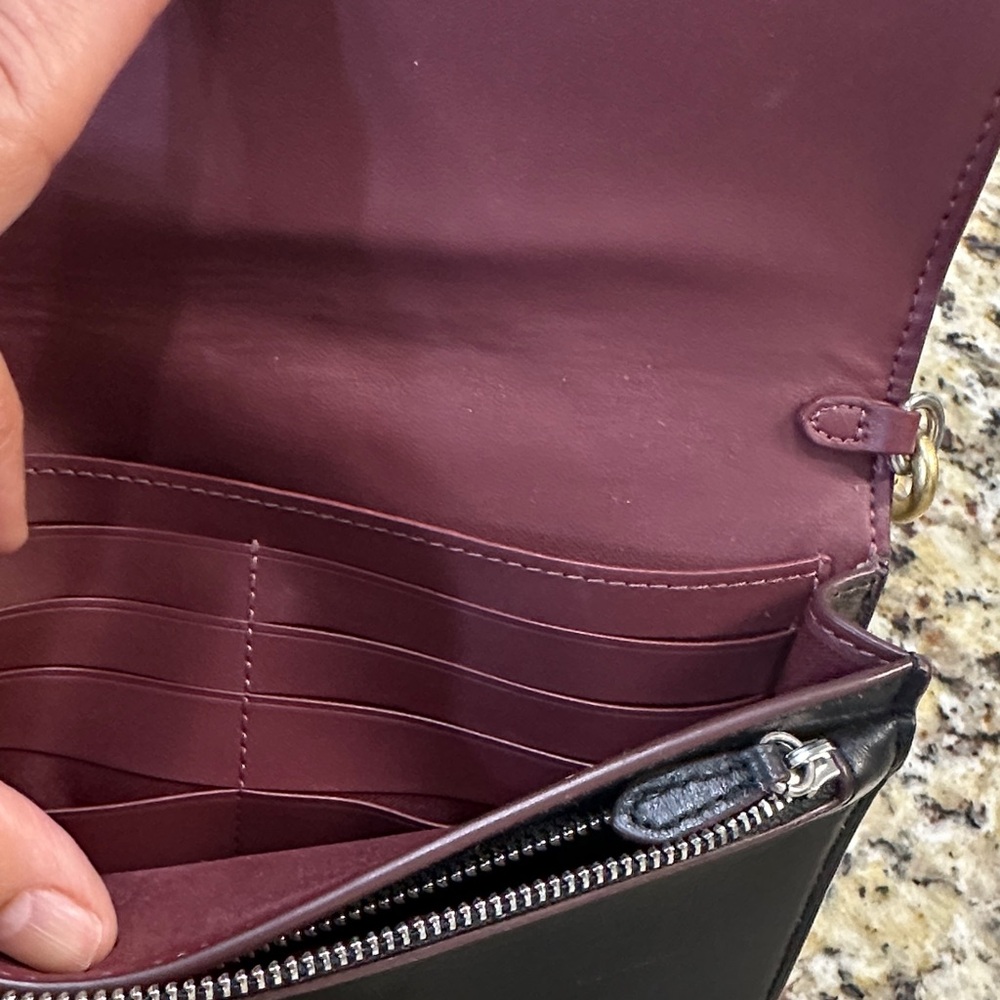 Coach vintage Brown and Black Animal Print Crossbody Bag - Picture 6 of 6